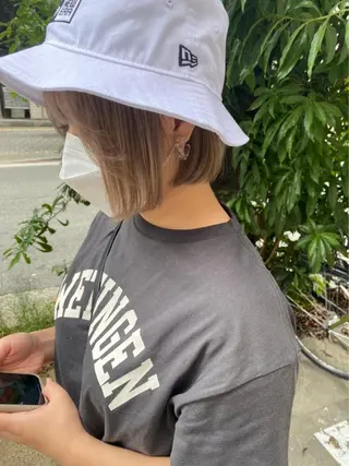 ショート 亀川蓮 Agu hairのヘアスタイル