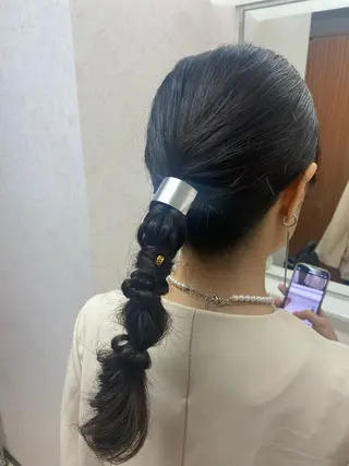 ヘアアレンジ 艶髪/透明感/ 三宅晴香のヘアスタイル