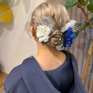 ヘアアレンジ 🦋Misaki🦋 メンズパーマ/着付けのその他イメージ