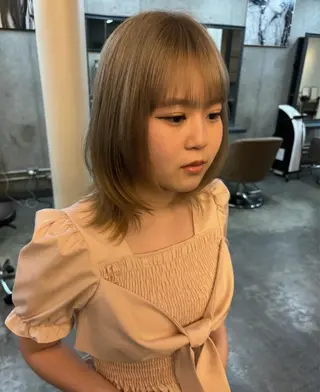 ミディアム SHOTA ハイライト/パーマのヘアスタイル