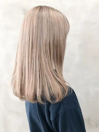 セミロング カラー yiye 青山所属・無料カットモデル募集 🌱ひょうがのヘアスタイル