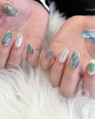 ネイル ネイルエルーシェ所属・Manatsu🌻 立川ネイリストのネイルデザイン