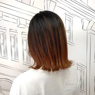 ショート カラー レイヤー,ボブ / 彩未のヘアスタイル