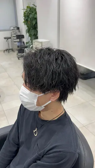 パーマ メンズ 伊藤 海のヘアスタイル