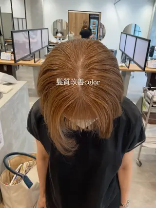 ショート カラー 佐藤 由依/透明感カラーのヘアスタイル