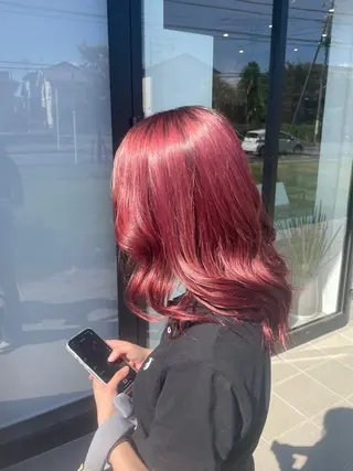 ミディアム 荒木美紅 /熊谷美容室のヘアスタイル