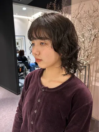 ショート パーマ 山村 沙耶香のマツエク・マツパデザイン