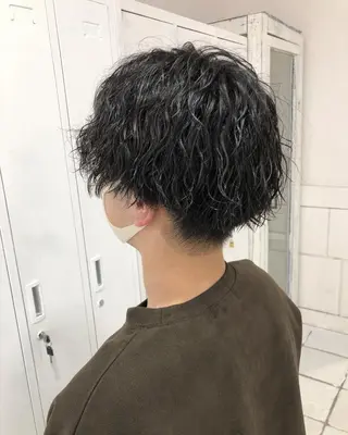 ミディアム パーマ メンズ NeF所属・miku🌿‬ パーマ/美髪矯正🌿のヘアスタイル