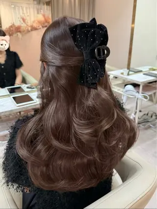 ロング カラー ♡韓国/レイヤー カット/Ayana♡のヘアスタイル