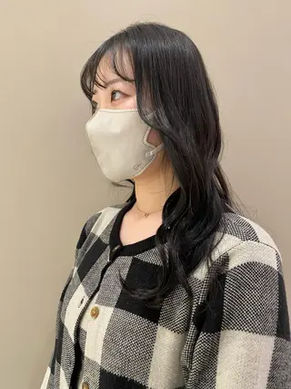 ロング カラー ベージュ/アレンジ /横浜/杉本千夏のヘアスタイル