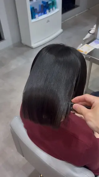 ミディアム Hair&Make Allure所属・塩谷康生/髪質改善 /ボブ/縮毛矯正のヘアスタイル