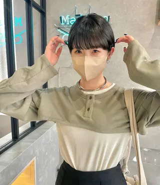 ショート 河原 亮のヘアスタイル