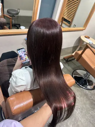 カラー まつやま さおりのヘアスタイル