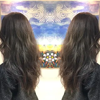 ロング カラー 🐝肥田 しょーと🐝のヘアスタイル