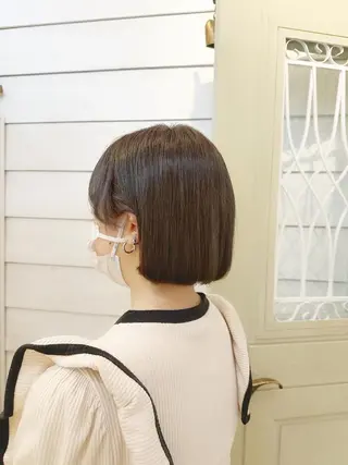 ショート カラー newline銀座所属・👑銀座ショート/ 絶壁補正/金子涼👑のヘアスタイル