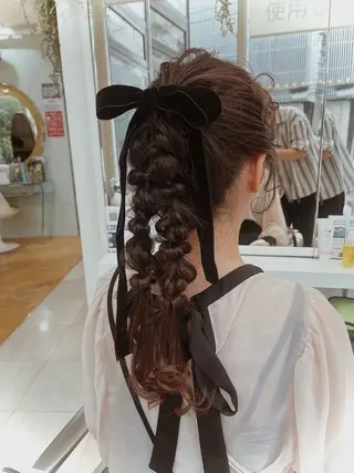 ヘアアレンジ Kimito Hairdesign ＆spa所属・ショートヘア 大類ミサキのヘアスタイル