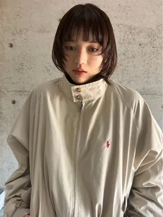 ミディアム 透明感ダブルカラー/ 諸岡ひばりのヘアスタイル