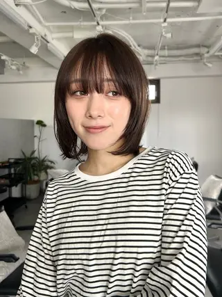 ミディアム 池袋レイヤーカット/ 顔まわりtaigaのヘアスタイル