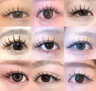 マツエク・マツパ Mell Yuuna ♡パリエク /束感のマツエク・マツパデザイン