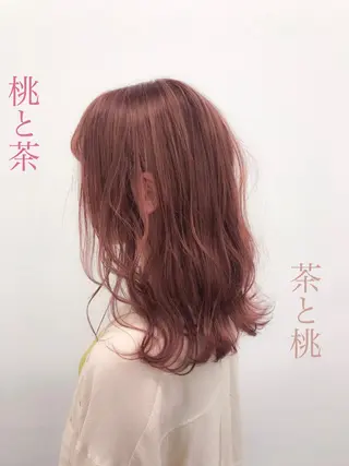 ロング カラー ヘアアレンジ TONE所属・透明感カラー/ 韓国ヘア/縮毛矯正のヘアスタイル