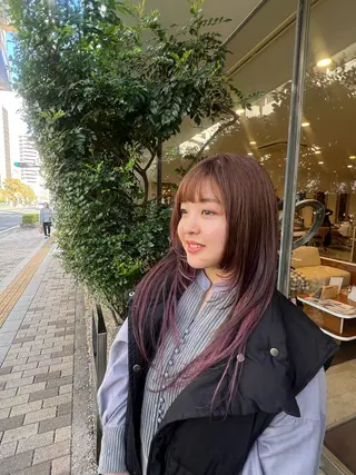 ロング カラー hairdo千葉店 カワサキ　マナのヘアスタイル