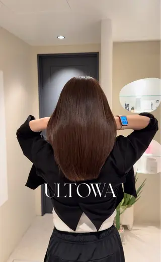 セミロング 原田 竜空のヘアスタイル