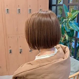 ショート カラー 🎨艶カラー*ボブ ソムリエ🎨あさみのヘアスタイル