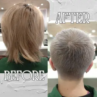 ショート メンズ GR 髪質改善トリートメント×ヘッドスパ【ジーアール】所属・🌺中村🌺毎日楽し くなる髪をご提案✨のヘアスタイル