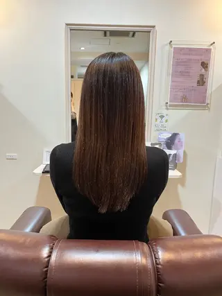 ロング パーマ 山下 響生のヘアスタイル