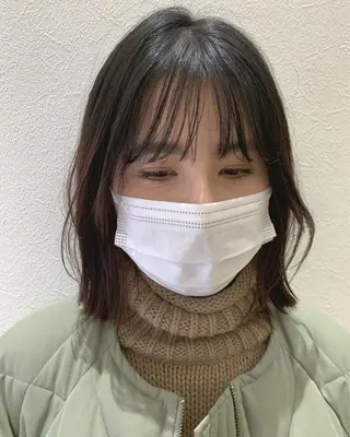 ミディアム hub hair レイヤー/透明感のヘアスタイル