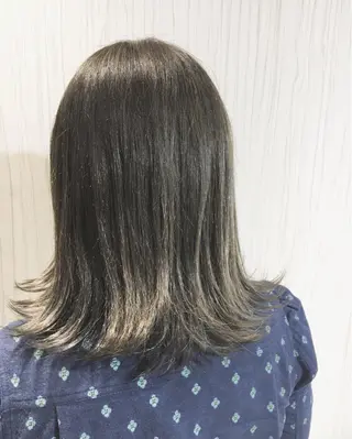 ショート ミディアム セミロング カラー パーマ ヘアアレンジ ✨艶髪✨透明感✨ 山内大樹のヘアスタイル