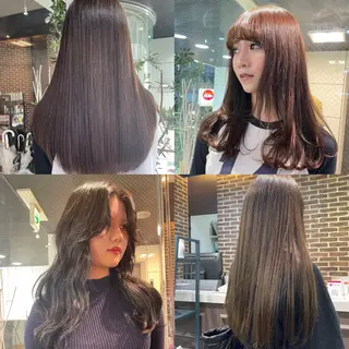 カラー ‪るか/‪透明感 カラー/アレンジのヘアスタイル