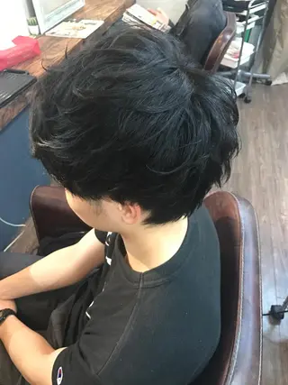 ミディアム ✨上村 潤平✨メンズヘア✨のヘアスタイル