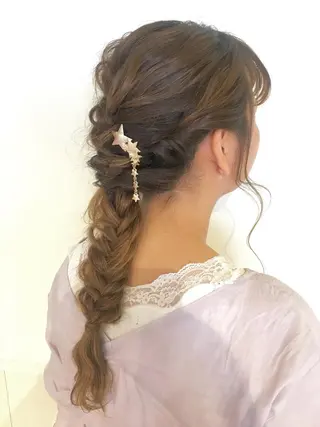 ロング ヘアアレンジ さかい なつみのヘアスタイル