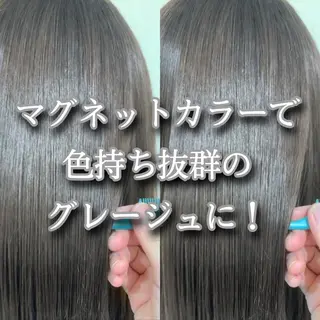 ミディアム カラー 縮毛矯正/髪質改善/ 石橋代智のヘアスタイル