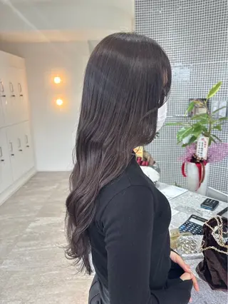 ロング カラー 福田 文太のヘアスタイル