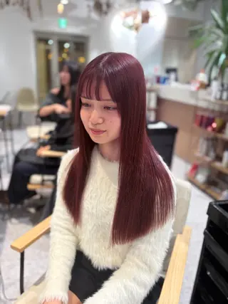 ロング カラー 艶カラー/マツエク 💖aika💖のヘアスタイル