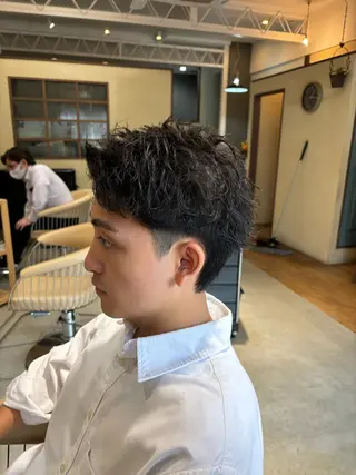 ショート メンズ 鹿児島 TSUBASAのヘアスタイル