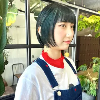 ミディアム カラー 韓国ヘア /男女❄️ 細江 美紅のヘアスタイル