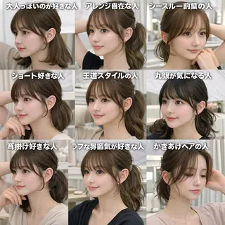 ロング カラー ヘアアレンジ ドライで決まるレイヤ ー/🤎透明感カラーのヘアスタイル