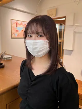 カラー aiko【艶カラー ・ミニモ年内で終了】のヘアスタイル