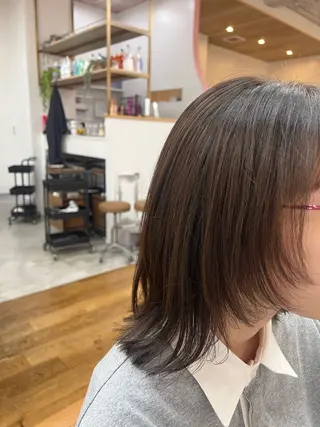 ミディアム ❄️ さき❄️のヘアスタイル