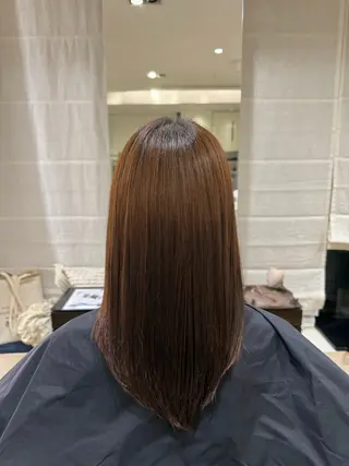 ロング 藤本 幸乃のヘアスタイル