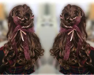 ヘアアレンジ 秋葉原コットン所属・ヘアセット 🤍AIRA🤍のヘアスタイル