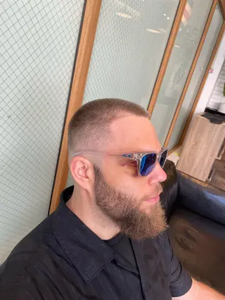 ショート メンズ smilehair国分寺店所属・💈barber 中根 龍星のヘアスタイル