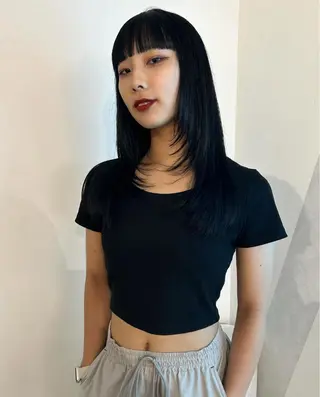 セミロング カラー ハイトーンカラー 🌙Mina🌙のヘアスタイル