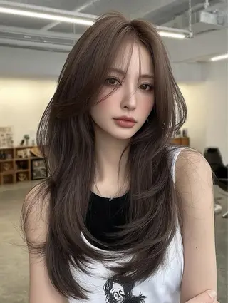 セミロング カラー 🪞🛋 Kirara〰️のヘアスタイル