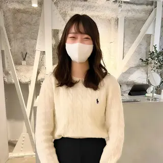 ミディアム カラー パーマ レイヤーカットのプロ 大人ヘア宮森貴志のヘアスタイル