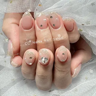 ネイル CC NaNa ワンホンネイル🌙Nのネイルデザイン