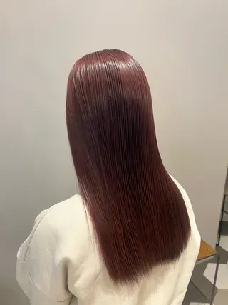 ロング 暖色/顔周り /ヘアメ/あつはのヘアスタイル